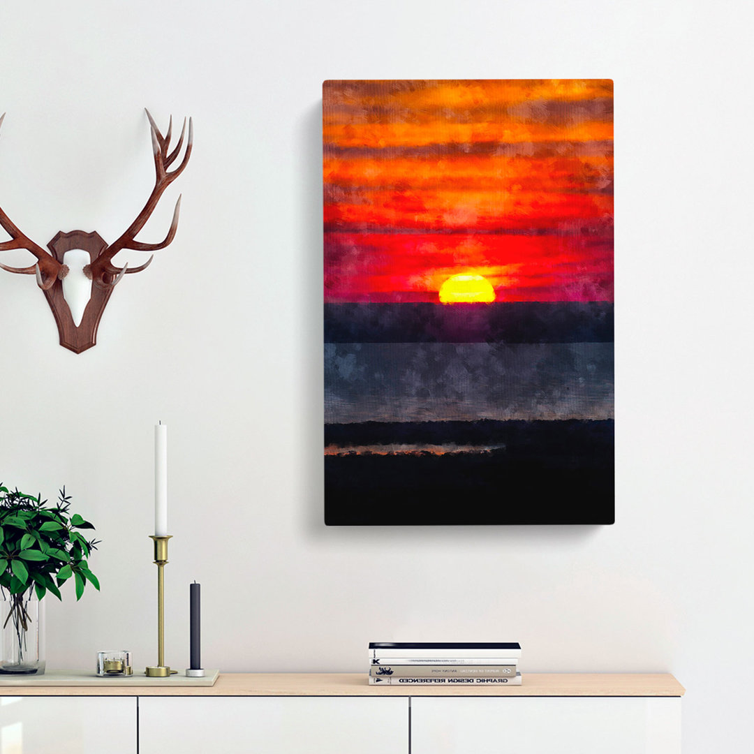 Sunset In Florida - Wrapped Canvas