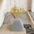 Modern Stainless Steel Abstract End Table