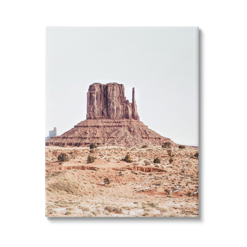 "Stupell Industries Desert Mesa", reproduction d'art sur toile par Sissi et Seb, H 30 po x l 24 po x P 1,5 po