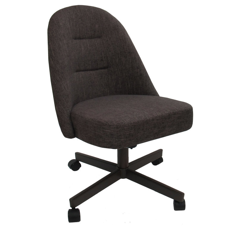 Chaise d'appoint rembourré, Café, Brun Sanora