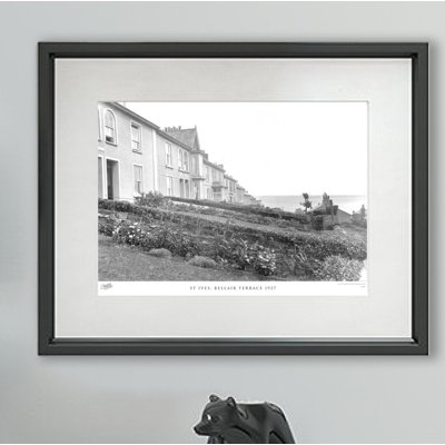 St Ives, Bellair Terrace 1927 by Francis Frith - Single Picture Frame Print