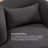 Avorie Aria Upholstered Swivel Armchair with Ottoman-1125484055