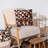 Cowhide Patchwork Pillow Cover & Insert-113697314