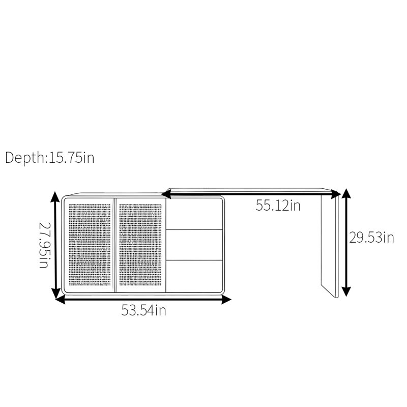 Modern Simple Retractable Dresser