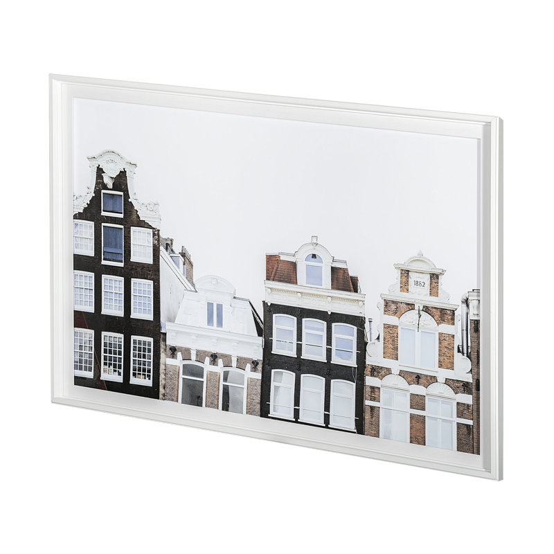 Beautiful Buildings by Irene Suchocki a Framed Art Print Matted under Glass