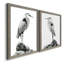 Shoreline Heron en toile de qualité supérieure - Prêt à accrocher-1328870947-1328870949