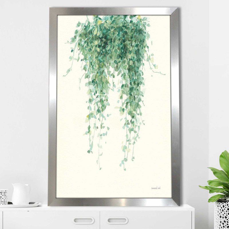 Trailer Vines I - Peinture, Encadrement argenté, H 49,5 po x l 33,5 po x P 1 po