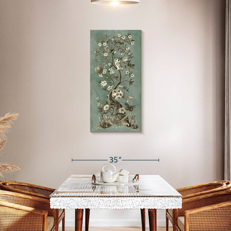 Chinoiserie patine I, H 42 po x l 21 po