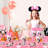 Minnie Birthday Party Supplies,113pcs Minnie Mouse Party Decorations Tableware Set