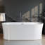 Baignoire de trempage autoportante en acrylique 60 po. X 32 po.