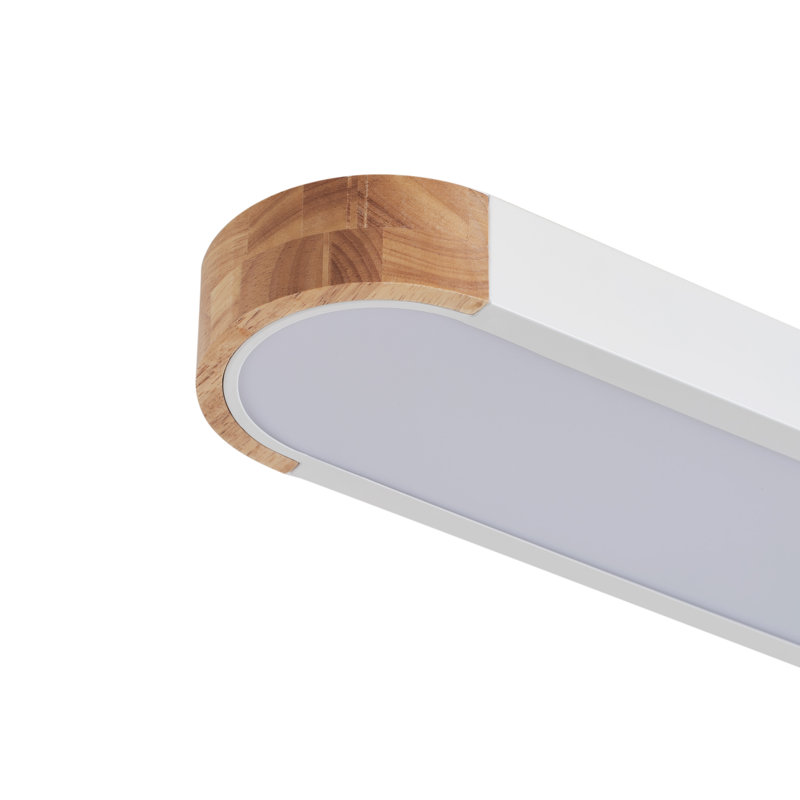 1 lumière encastrée à intensité variable DEL blanche, Blanc / Naturel, H 1,97 po x l 37,4 po x P 37,4 po, Blanc