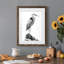 Shoreline Heron In B&W I - Peinture encadrée-966904071-966904120