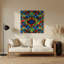 Art mural bleu op Op 44-1507148982