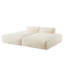 Chaise longue modulaire rembourrée avec dossier Cianciulli-112814827