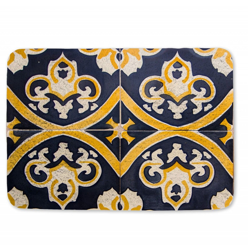 Chui Microfiber / Microsuede Non-Slip Bath Mat, 17" W x 24" L