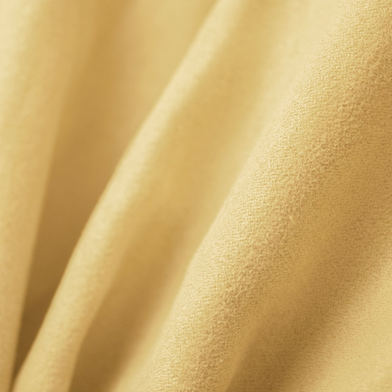Classic Vail Suede Fabric, Lemon Chiffon