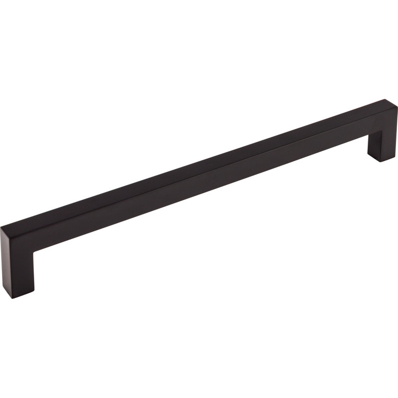 Nouveau Appliance Pull, Flat Black, 18" Center to Center