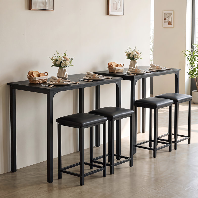 Ensemble de table Flexington, Noir