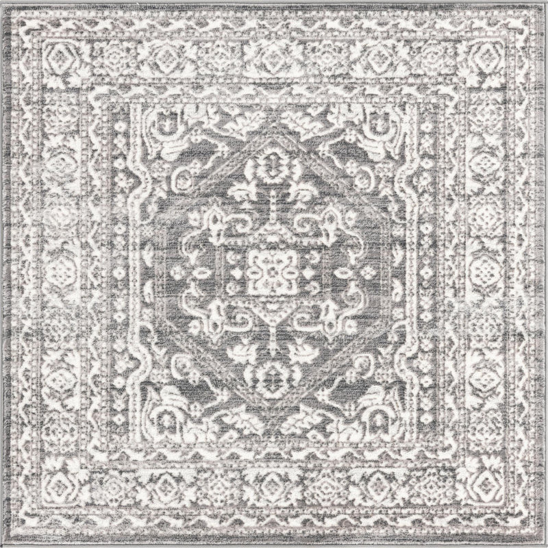 Oriental Indoor Rug, Square 5'3"
