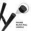 Door Pull Long Handle, Entry Door Handle Round ?H? Shape, Stainless Steel 304-109696704-109696738