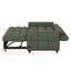 Canapé-lit de 52,8 po, canapé-lit escamotable avec dossier réglable, ports USB, canapé convertible 2 places moderne avec deux coussins lombaires