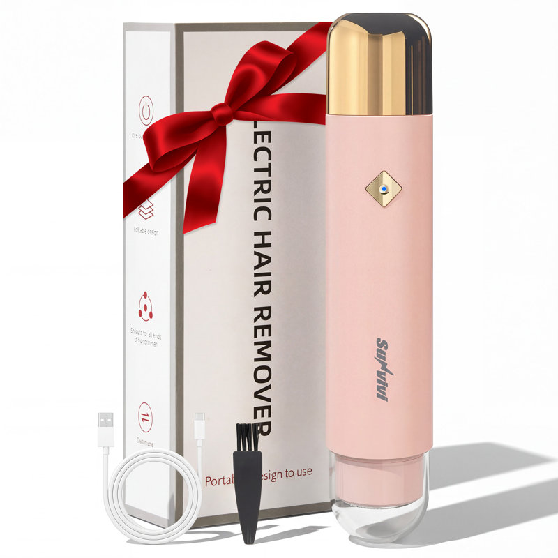 Tondeuse électrique 2 en 1 pour femme, Rose