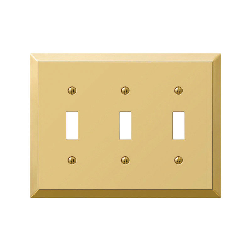 Tindal 3-Gang Toggle Light Switch Wall Plate