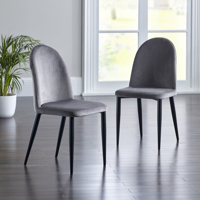 Chantilly Upholstered Dining Chairs, Grey