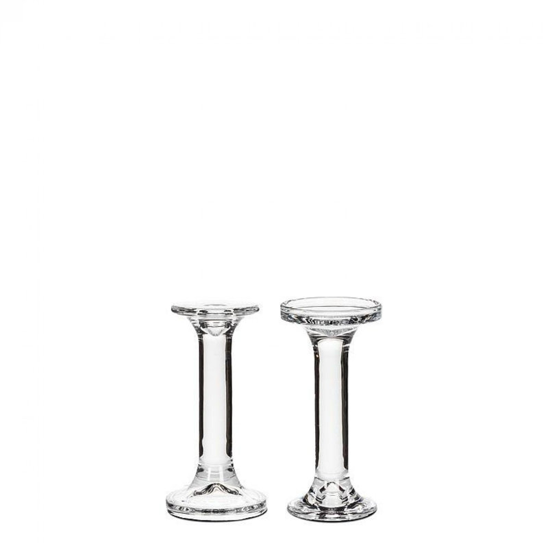 Simple Pillar/Taper Candle Holder, 7" H x 3.5" W x 3.5" D