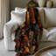Décoration africaine - couverture en sherpa de qualité supérieure 1 pièce - reproduction d'art luxueuse-97401843