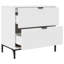 63.5cm W Manufactured Wood Bedside Table