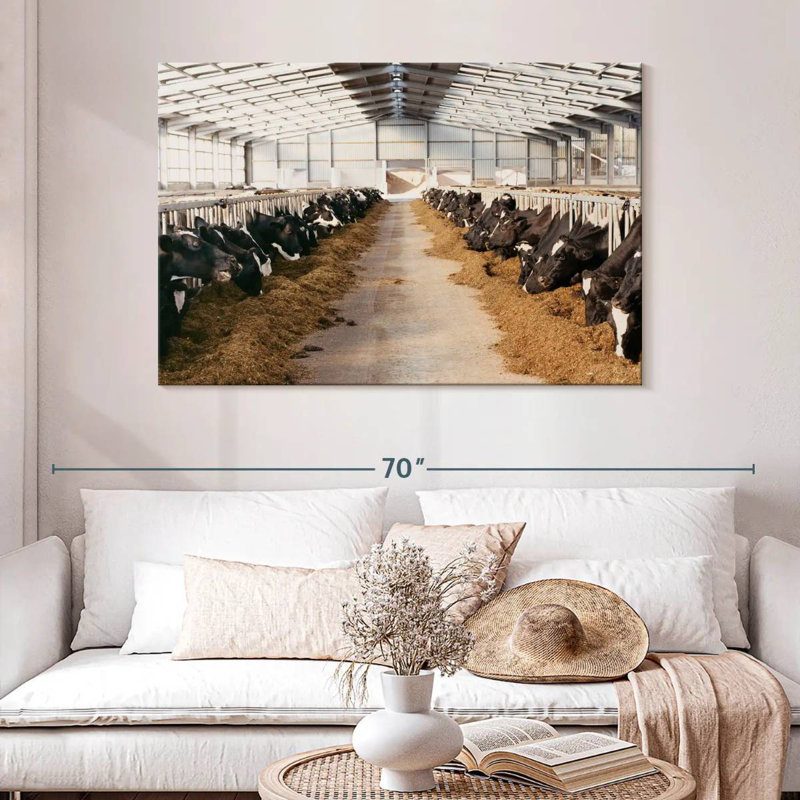Barn Cows, 32" H x 48" W