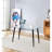 Glass Dining Table  Transparent, 130*80* 8MM-1550435343
