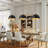 Worthing 1-Light Modern Farmhouse Single Dome Kitchen Island Pendant Light-2133923708-1923967020
