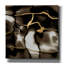  «Golden Shimmer 4» par Alonzo Saunders, art mural sur toile, 37 po x 37 po