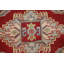 Tapis oriental géométrique rouge Kazak 5