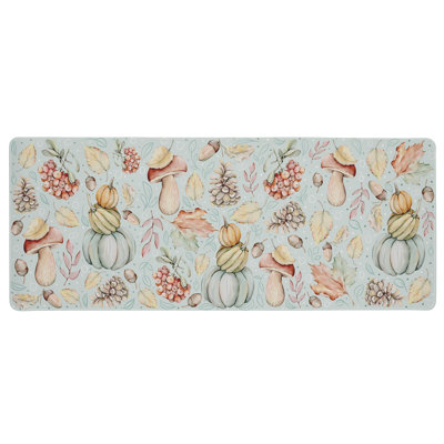 Tapis de bureau Fall Foliage & Pumpkins