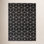 Abbi Black Indoor Outdoor Geometric Rug
