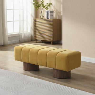 Banc de salle à manger rembourré pour la salle à manger, banc et repose-pieds pour le salon de la chambre à coucher