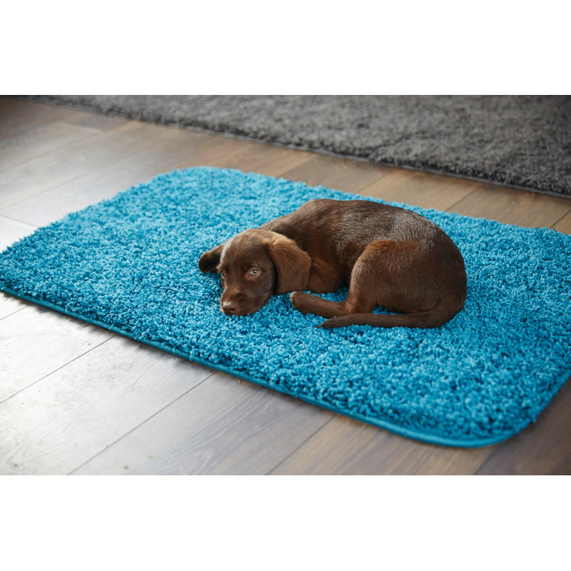 Buddy Bath Mat, Blue, 80cm L x 50cm W