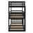 Triple-Decker Detachable Bunk Bed With Integrated Safety Ladders & Guardrails-1178644907
