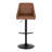 Harper Adjustable Barstool with Rounded T Footrest