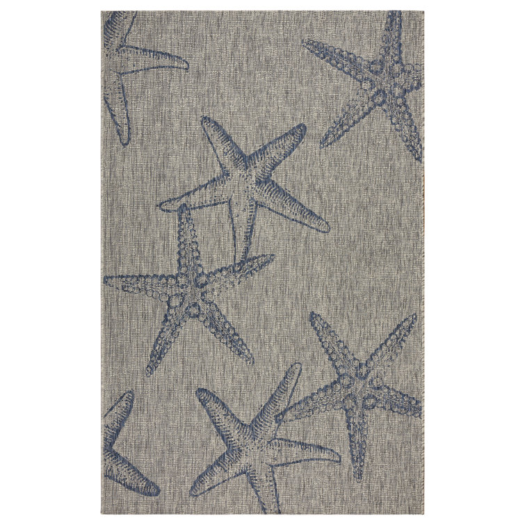 Christiane Starfish Flatweave Outdoor Performance Area Rug