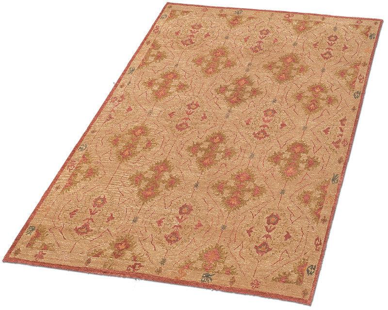 Samkara Hand Woven Wool Oriental Area Rug, Rectangle 9' x 12'