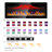 42 Inch Recessed Ultra Thin Tempered Glass Front Wall Mounted Electric Fireplace with Remote Control