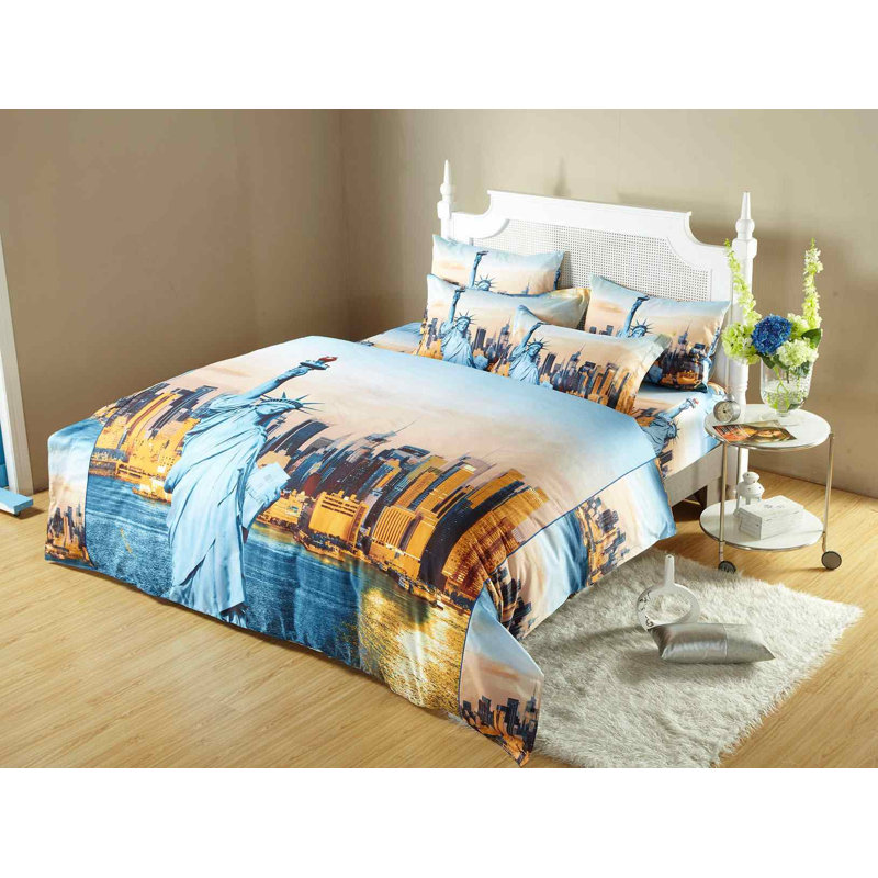 Modern & Contemporary Cotton Duvet Cover, King Duvet Cover + 5 Additional Pieces