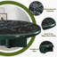 Dessus en marbre, table basse vert foncé