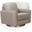 Fauteuil pivotant en cuir Fleishman-755149996