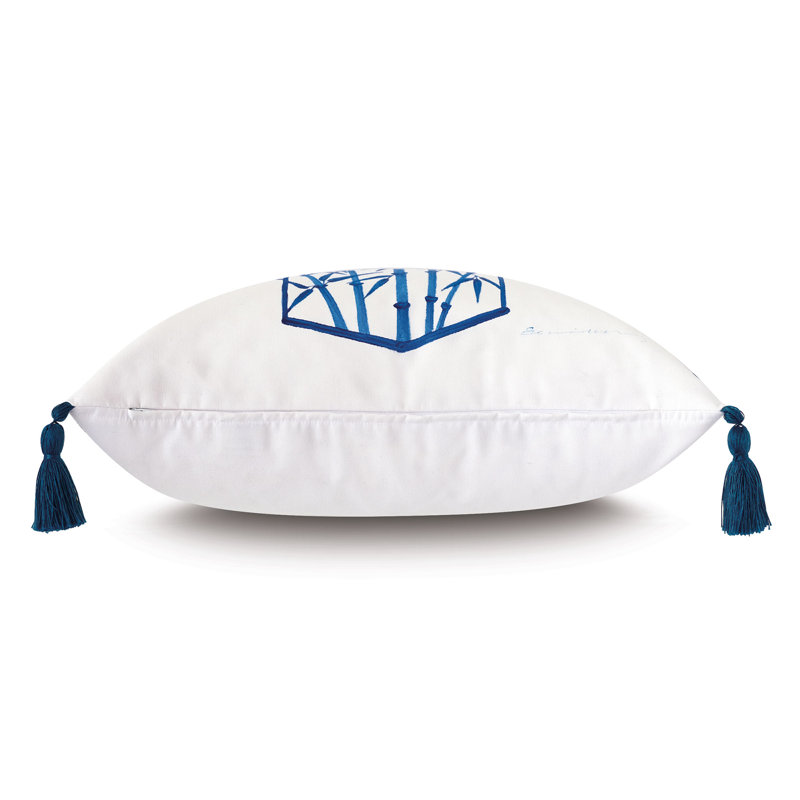 Housse de coussin d'extérieur rectangulaire en porcelaine Sunbrella®
