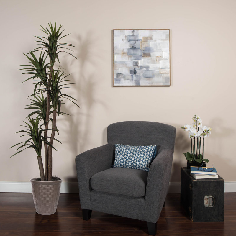 72'' Faux Tree in Pot, Brown